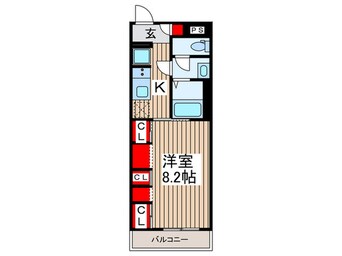 間取図 リブリ・もちの木