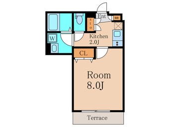 間取図 Felse駒沢大学