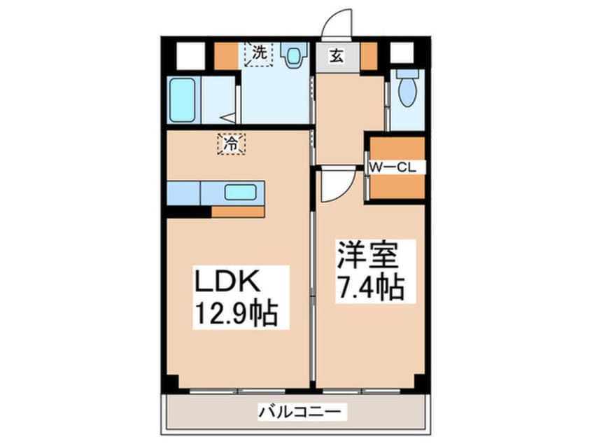 間取図 ノ－ス清水