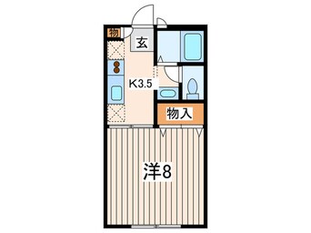 間取図 ウィンドミル片倉