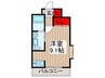 グリシーヌ 1Rの間取り
