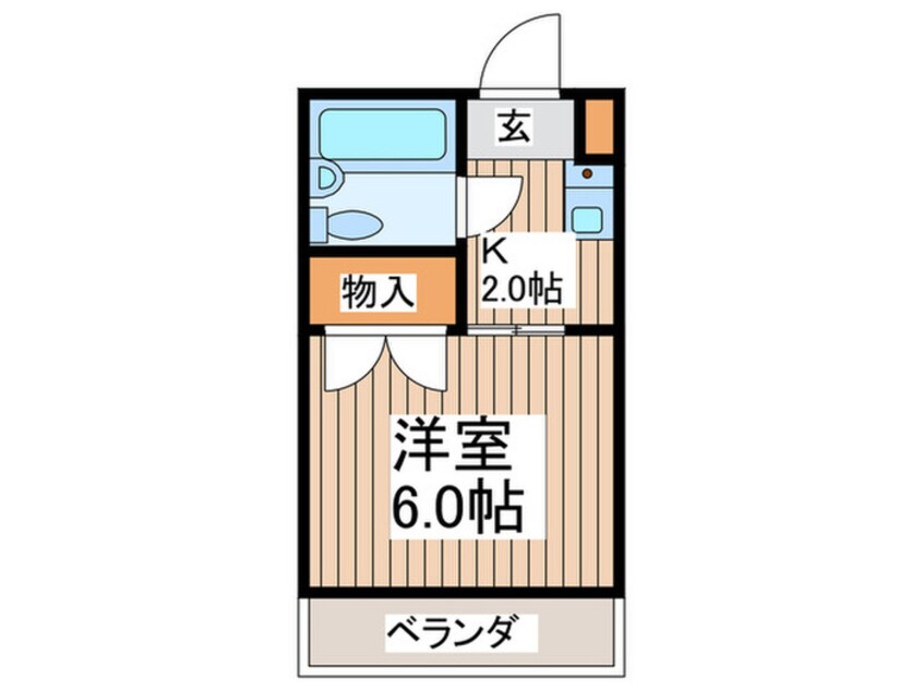 間取図 YCハイツ南林間