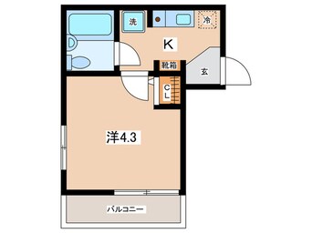 間取図 メルディア綱島