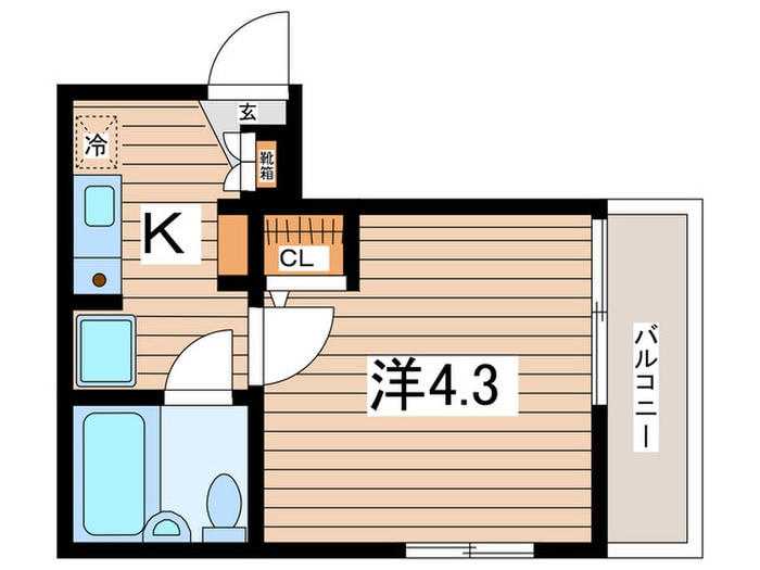 間取り図 メルディア綱島