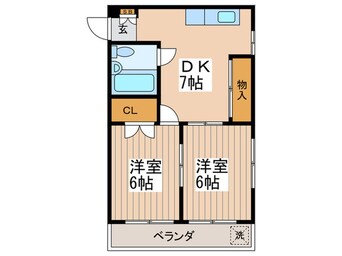 間取図 第二シ－ボニアマンション