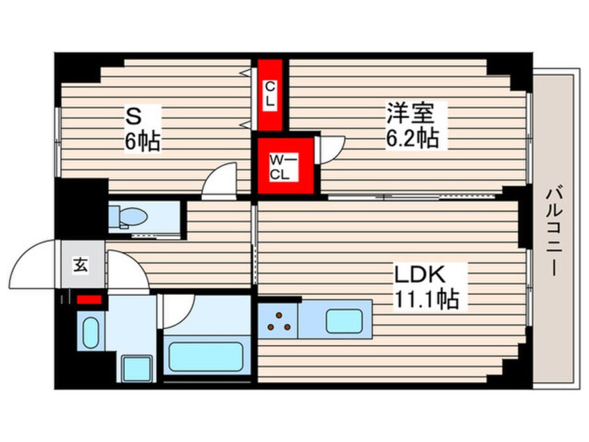 間取図 L´Foria瑞江