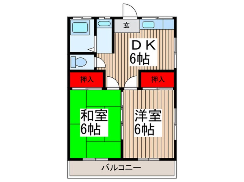 間取図 野島ハイツ