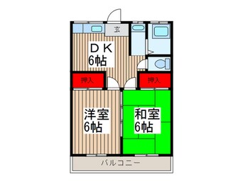 間取図 野島ハイツ