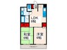 グランセピア日暮里 2LDKの間取り
