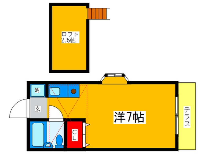 間取図 ニュ－アロ－ズＭⅠ