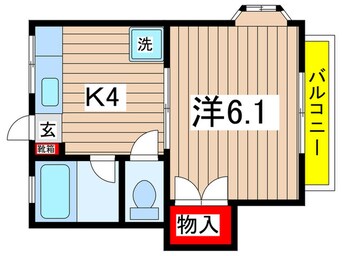 間取図 コスモ多摩