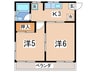 アップル 2Kの間取り
