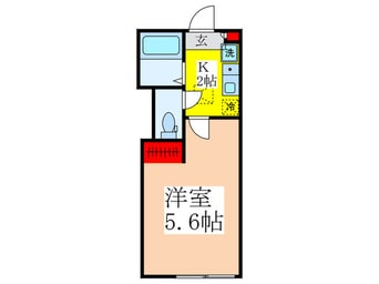 間取図 Ｇｌａｎｚ徳丸