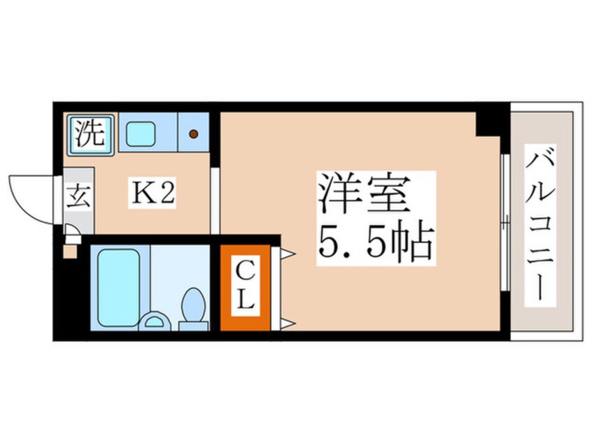 間取図 シャルマンはすみ