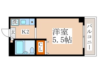 間取図 シャルマンはすみ