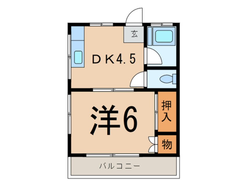 間取図 美友樹荘