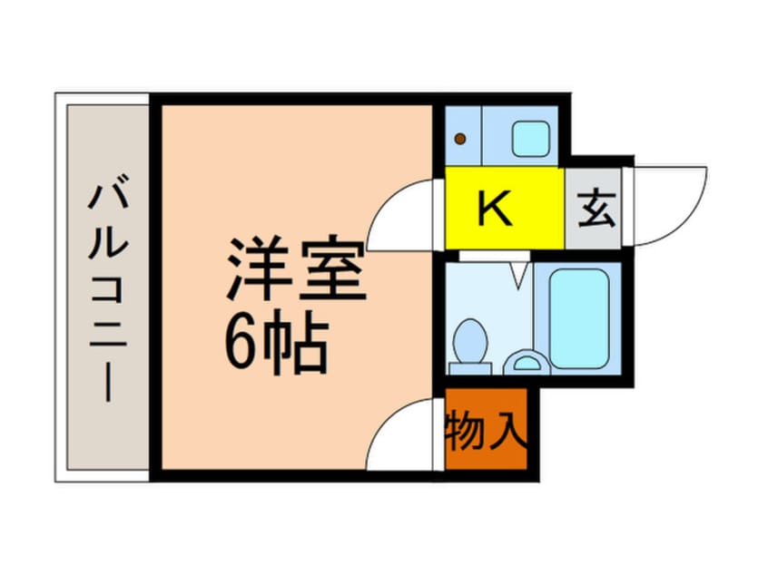 間取図 サンヒルズ向原