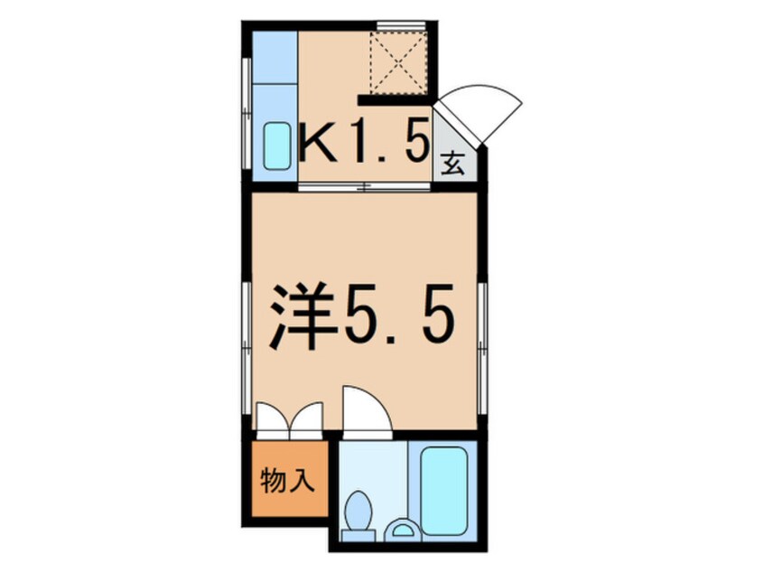 間取図 メ－ルメゾンシマ