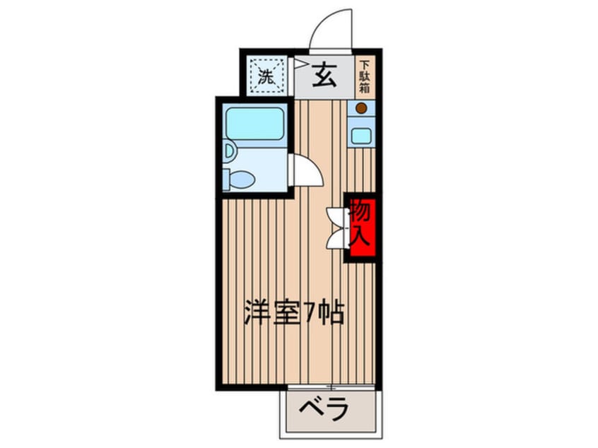 間取図 ウィンベルソロ金町第７