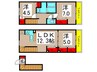 エルスタンザ綾瀬ＤＥＵＸ 3LDKの間取り