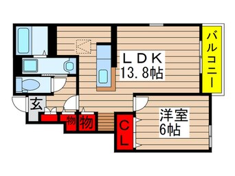 間取図 ジェルメⅡ