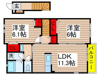 間取図 ジェルメⅡ