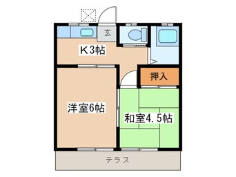 間取図 第一持田ﾎｰﾑ