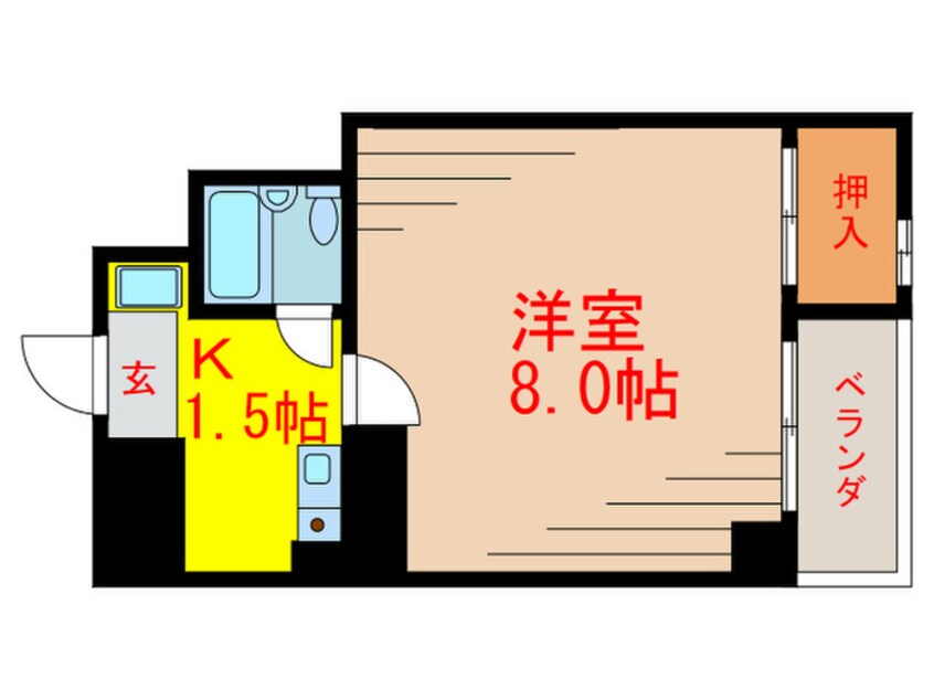 間取図 トリアノン中丸