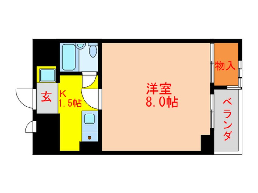 間取図 トリアノン中丸