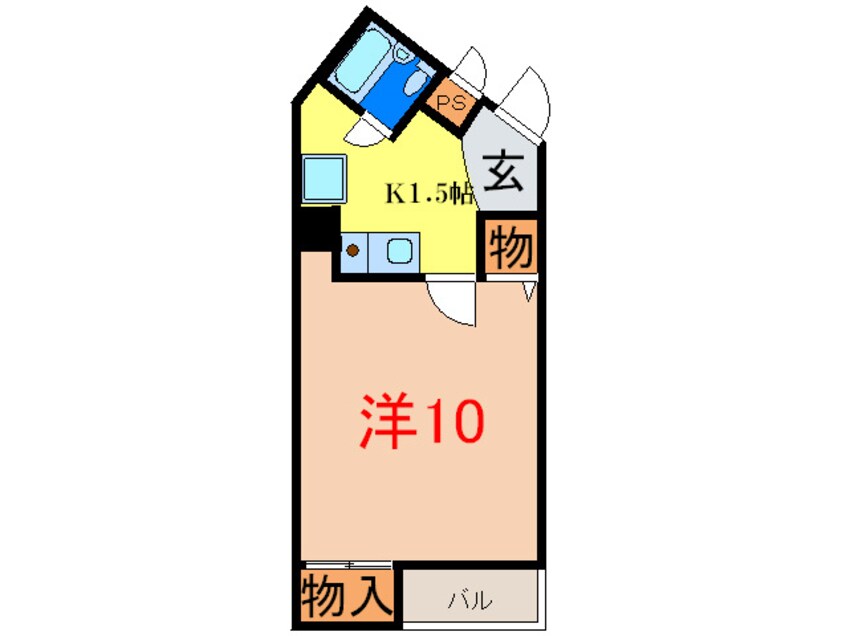 間取図 トリアノン中丸