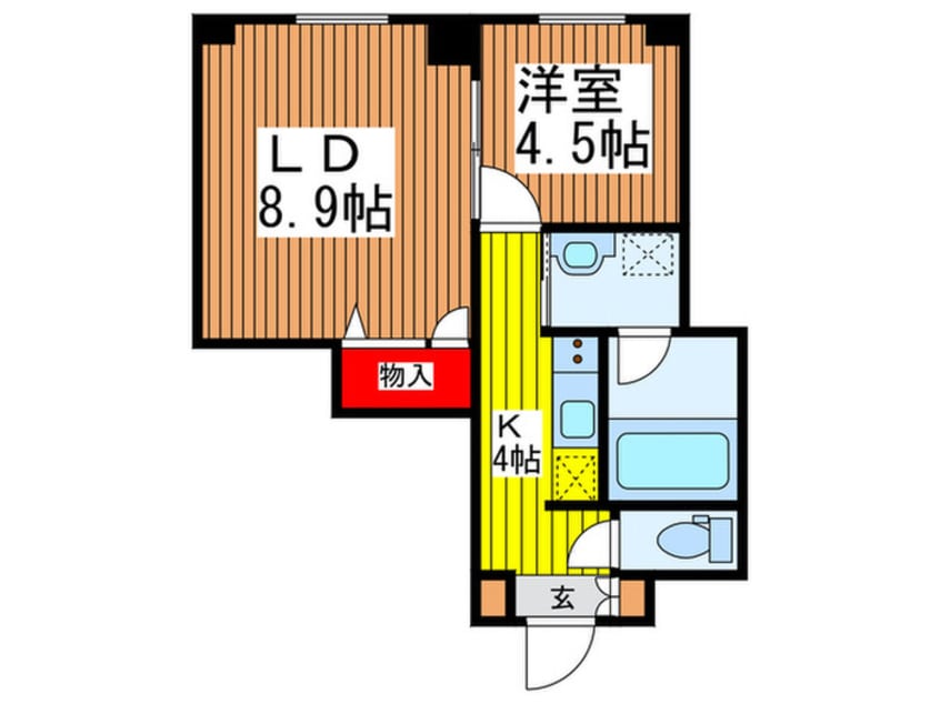 間取図 ＡＸＩＳ桜木町