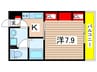 リブリ・ＭＹＵ市原 1Kの間取り