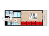 リブリ・ＭＹＵ市原 1Kの間取り