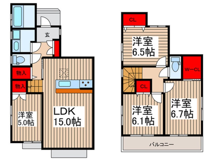 間取図 Kolet川口石神