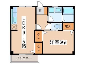 間取図 北の前ハイツ