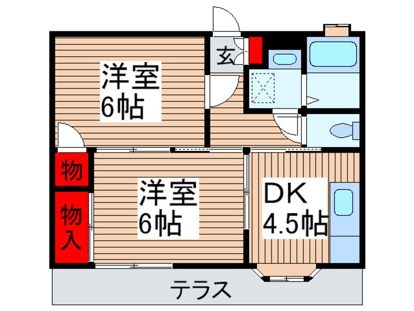 間取図 アバンサールプリモＢ