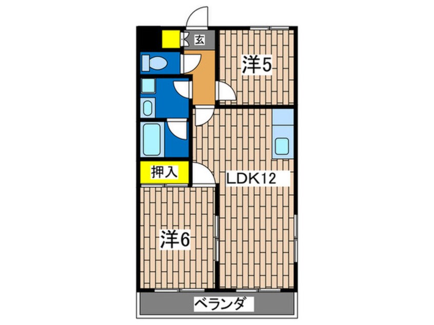 間取図 弘明寺パークコート