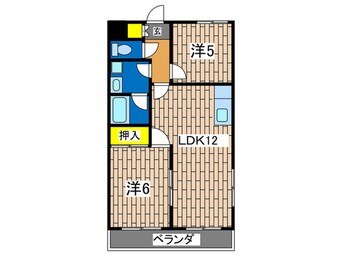 間取図 弘明寺パークコート