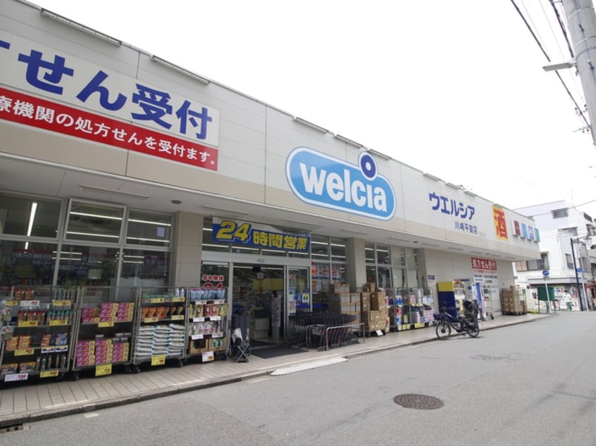 ウエルシア川崎平間店(ドラッグストア)まで300m パナパ－ルⅡ