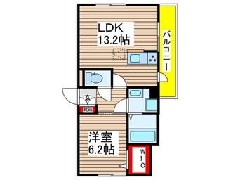 間取図 仮）リシェス新千葉
