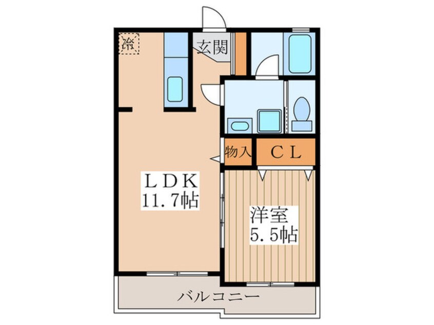 間取図 リーベンハイツ