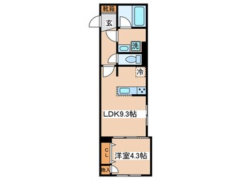 間取図 コンポジット渋谷本町