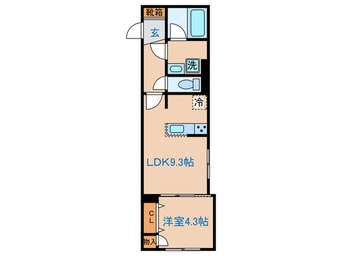 間取図 コンポジット渋谷本町