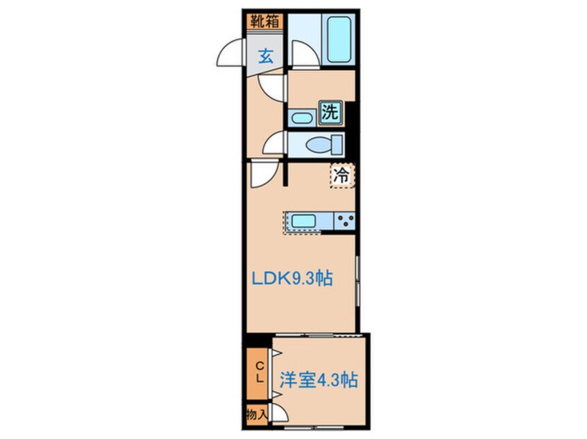 間取図 コンポジット渋谷本町