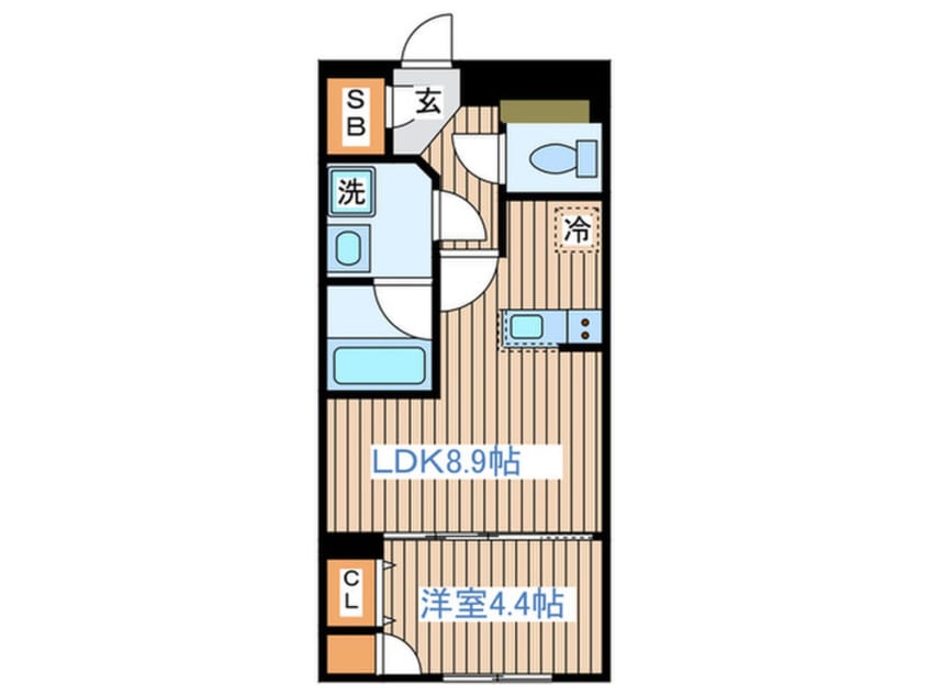 間取図 コンポジット渋谷本町
