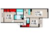 トレフル西新井 2LDKの間取り