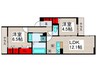 トレフル西新井 2LDKの間取り