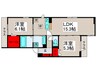 トレフル西新井 2LDKの間取り