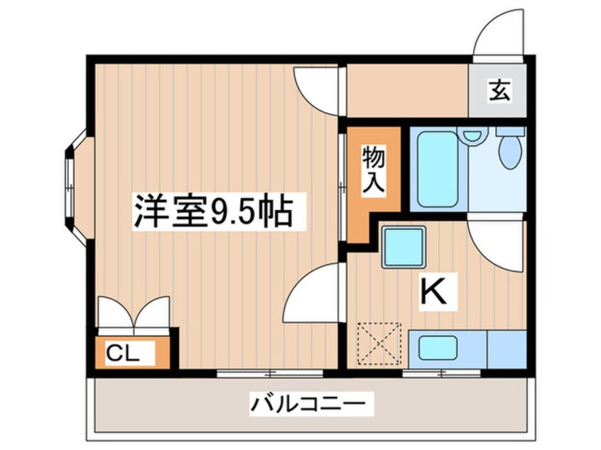 間取図 コア一ツ橋