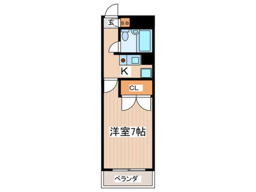 間取図 コア一ツ橋